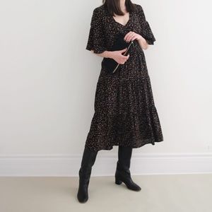 Faithfull the Brand Melia Ditsy Floral Midi Dress